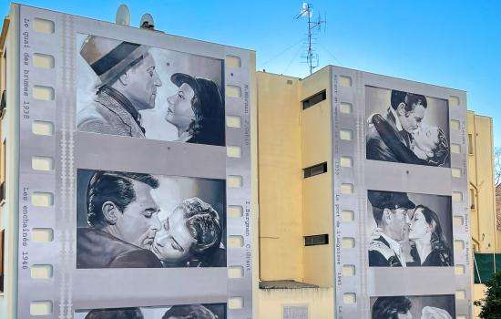 Les murs peints de Cannes sur le thème du cinéma